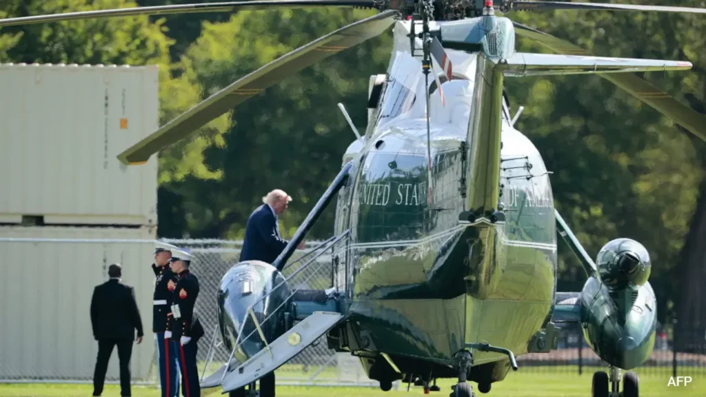 'No Danger': US On Trump's Helicopter Flying Too Close To Passenger Plane