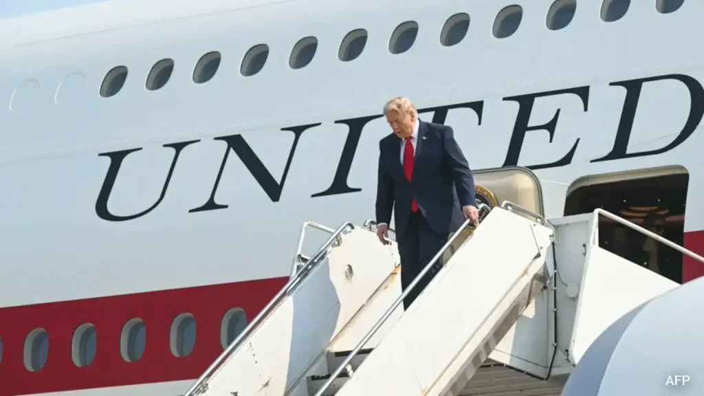 "I Do What They Say": Trump On Changing Planes On Secret Service's Request