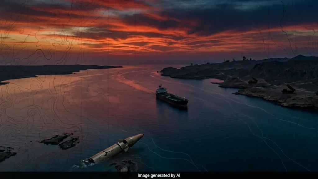 Iran Strikes 2 Tankers Trying To Cross Strait Of Hormuz Under US "Air Escort"